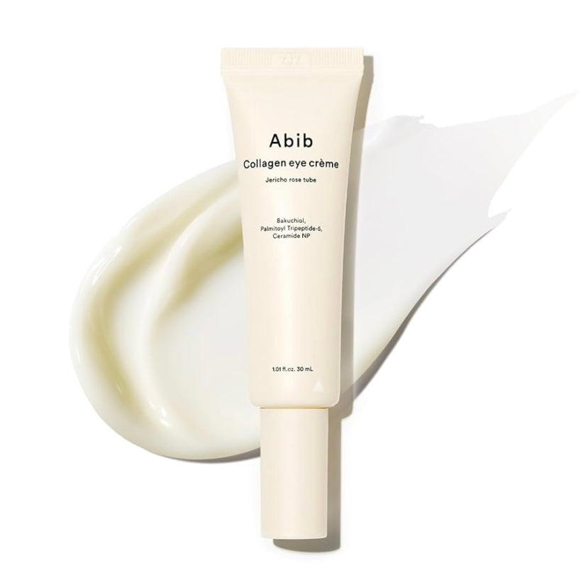 Abib Collagen Eye Creme Jericho Rose Tube For Dark Circles and Puffiness , Under Eye Fine Lines
