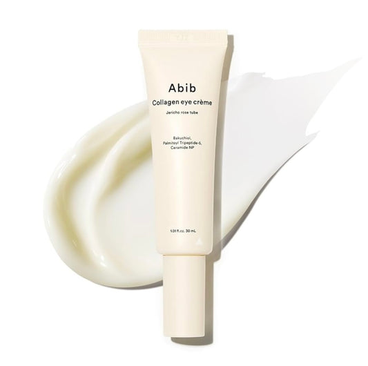 Abib Collagen Eye Creme Jericho Rose Tube For Dark Circles and Puffiness , Under Eye Fine Lines