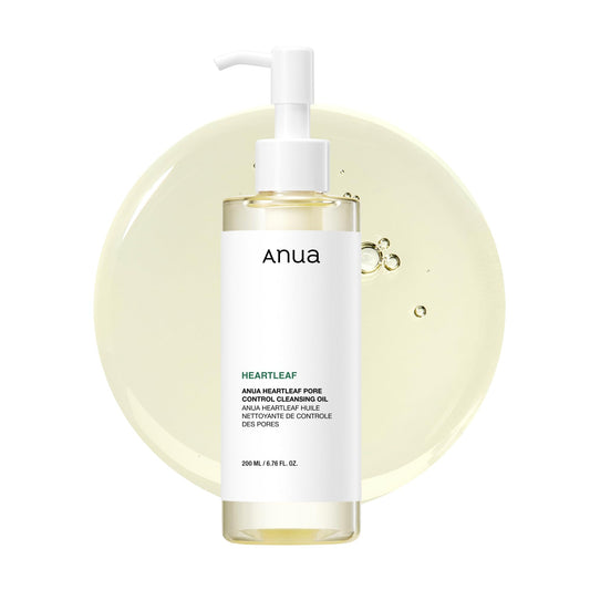 Anua Heartleaf Pore Control Cleansing Oil , Cleanser For Face, Makeup, Blackhead Remover 200ml