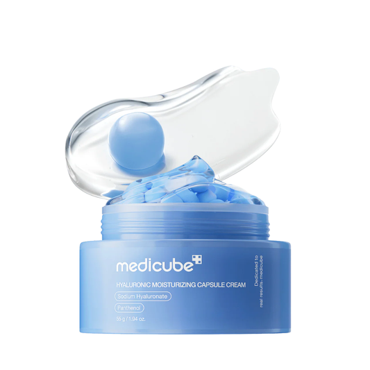 Medicube Hyaluronic Moisturizing Capsule Cream.