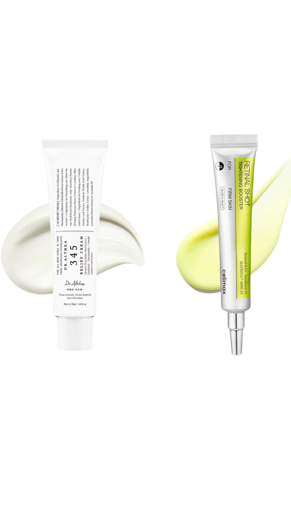 Best - Selling Duo Of The Year : Dr Althea 345 & Celimax Retinal